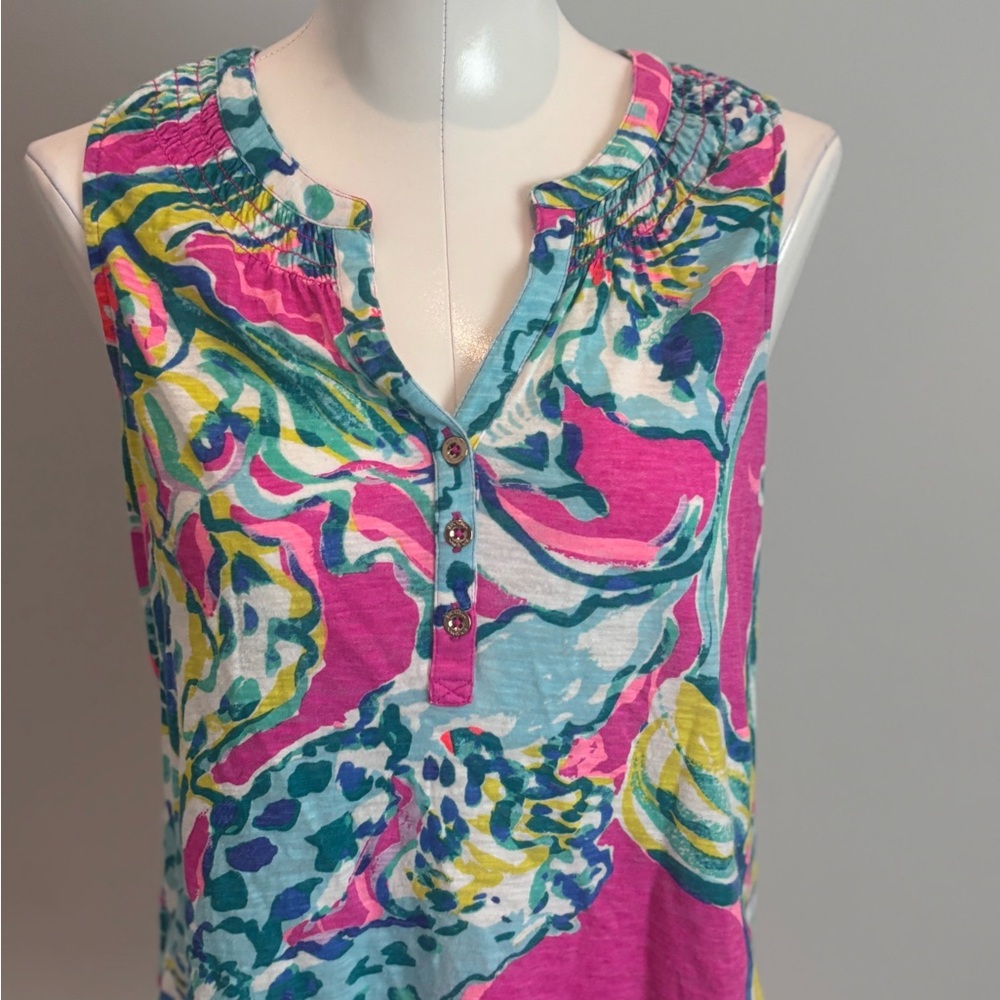 Lilly Pulitzer Multicolor Sleeveless Top - Picture 2 of 5
